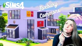 BUILDING UNIVERSITY COMMONS [SIMS 4 SPEED BUILD]