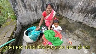 इतना सारा कपडा फिच लिए हालत खराब हो गया savitrifmlivlos