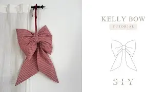 SEW Christmas Bow | sewing tutorial | three different sizes | decoration bow