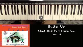 Batter Up - 3 Tempos l Alfred's Basic Piano Library: Lesson Book - Level 1A