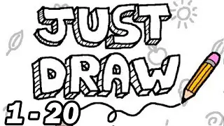 Just Draw Level 1 2 3 4 5 6 7 8 9 10 11 12 13 14 15 16 17 18 19 20 Solution or Walkthrough
