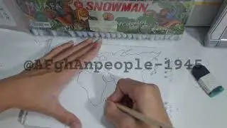 world map speed draw (timelapse)
