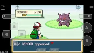Cheat for Caching gangar haunted gastly the Pokemon Ash Grey
