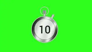 Green screen timer 10 sec  no copyright.10 sec green screeen countdown timer