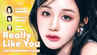BABYMONSTER - Really Like You (Line Distribution + Lyrics Karaoke) PATREON REQUESTED