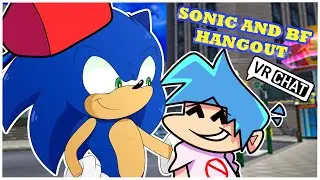 SONIC AND BOYFRIEND CHILL IN STATION SQUARE IN VR CHAT