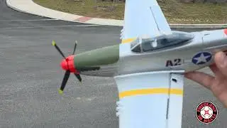 Бесколлекторный двигатель Parkten 510 мм P51D для полетов в открытом парке с безумной аварией! 😂