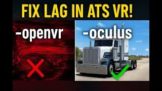 How I Fixed Lag in ATS VR (Oculus Quest 3 Tip)