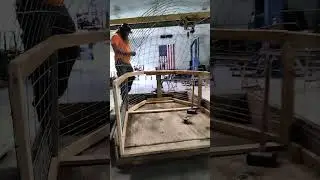 Homemade stock trailer 3 #lovepigs #pigfarming #farmlife #animals #pigging #trailers