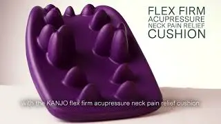 Melt Your Pain Away With The Kanjo Flex Firm Acupressure Neck Pain Relief Cushion