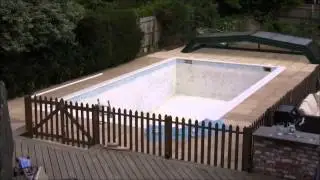 Installation d'abri piscine bas Iris