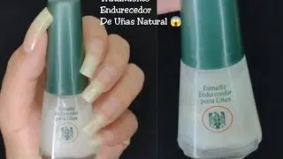 C&Oacute;MO REPARAR TUS U&Ntilde;AS SIN DA&Ntilde;ARLAS USANDO LA BASE QU&Iacute;MICA ALEMANA 😱 INGREDIENTES NATURALES #24