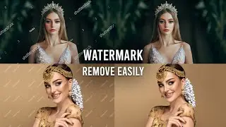 EASY WAYS to REMOVE WATERMARK in Photoshop - Photoshop Tutorial in Hindi