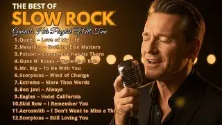 Scorpions, Aerosmith, BonJovi, Led Zeppelin, The Eagles🤘Greatest Hits Slow Rock Ballads 70s 80s 90s