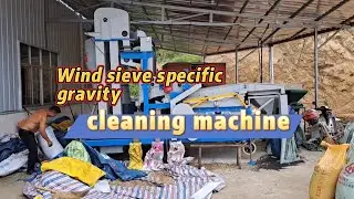 Wind sieve specific gravity cleaning machine