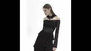 T 697#gothgirl#gothgoth #punkrave #gothstyle #glamgoth #Elegantgoth#romanticstyle#fashion