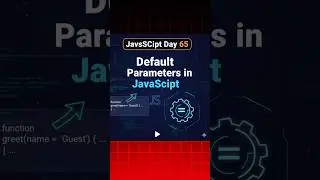 JavaScript Default Parameters 🎯 Easy Function Values #javascript #coding #webdev #shorts