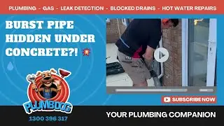 Burst Pipe Under Liquid Limestone | Leak Detection & Clever Plumbing Fix