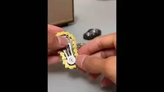 Металлический EDC спиннер из велосипедных цепей  Gyro Flywheel Fidget Toy for Stress & Focus