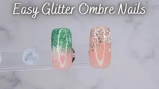 Easy Glitter Ombre Nails  | Gel Nail Art Tutorial | Gel Polish Nails | Madam Glam Vegan Gel Polish