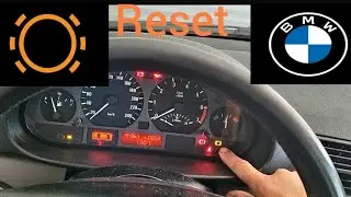 Resetting brake pads ( yellow ) light in BMW 3 series E46.