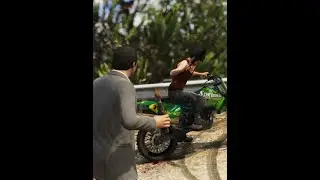GTA V Michael fight ballas gang Molotov #shorts