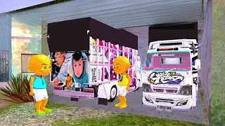 Upin dan Ipin Punya Dua Truk Oleng Wahyu Abadi Terbaru 😛🤪 upinstori