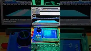 Steam Deck displaying 3D radio spectrum #hamradio #hackrf #lora #meshtastic