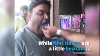 Tasting a ‘paan’ on flames might sound bizarre but people in Rajkot are trying it out for real
