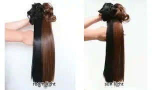 New Chinese Ponytail Indoor Outdoor Colour Comparison