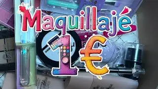 LOW COST: PROBANDO MAQUILLAJE DE 1€ – ¿FUNCIONA O NO?😱