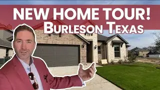 Move to Burleson Texas | New Home Tour Burleson Texas | Fort Worth Texas Suburb
