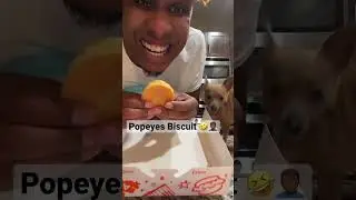 Popeyes Dry Ass Biscuits 🤣🤦🏾&zwj;♂️🐶