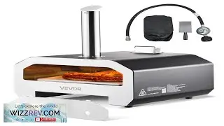 VEVOR Dual Fuel Pizza Oven Outdoor 16 in Wood Fire & Propane