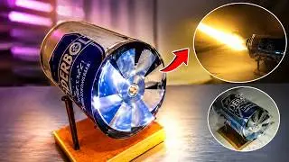How to make jet engine using thunderbolt classic super strong beer can beer l diy jet engine l