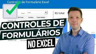Como Usar Controle de Formulários (Botões) no Excel