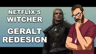 Ведьмак от Netflix &mdash; редизайн Геральта