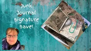 Steampunk Junk Journal Save! Fixing a Forgotten Element in My Signature ✨📜