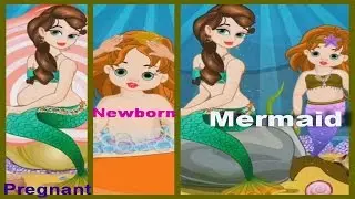 Pregnant Mermaid & Newborn Baby Newest 2015 Baby Born Game Movie