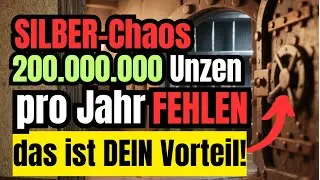 Dauerdefizit bei Silber &ndash; 200 000 000 Unzen pro Jahr gehen ab