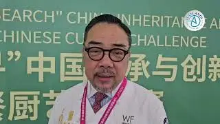 Chef Perry Yuen President of the Macau Culinary Association giving his support to Team Andy