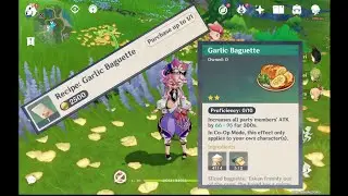 Bring Food Back To Depaierris | Genshin Impact [Garlic Baguette]