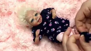 Changing my Pixie Reborn by the Twisted Beanstalk Nursery! Happy Little Pixie Reborn OOTD & feeding!