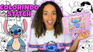 COLORINDO BOBBIE GOODS * MEU LIVRO DO STITCH CHEGOU!!!