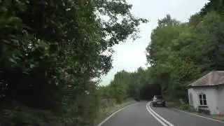 Driving On The A449 From Ledbury To Malvern, England Friday, 12th September 2014