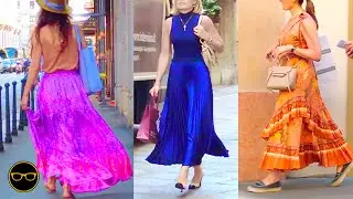 How to dress like an Italian Summer Style oufits - Maxi Dress for hot summer