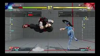 【SFV】【SFRePlayer】yuya131（JURI LP17334）VS yuba Steam（RASHID LP360413）【21503】