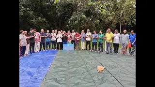 Quantum Yoga & Meditation Team Daily Work Update - Cheering - Ramna Park Dhaka 120825