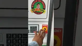 Fuel dispenser with printer and emergency switch working 💯