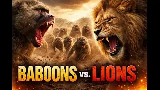 “Lions Expected Fear… What the Baboons Did Next Shocked the Savannah